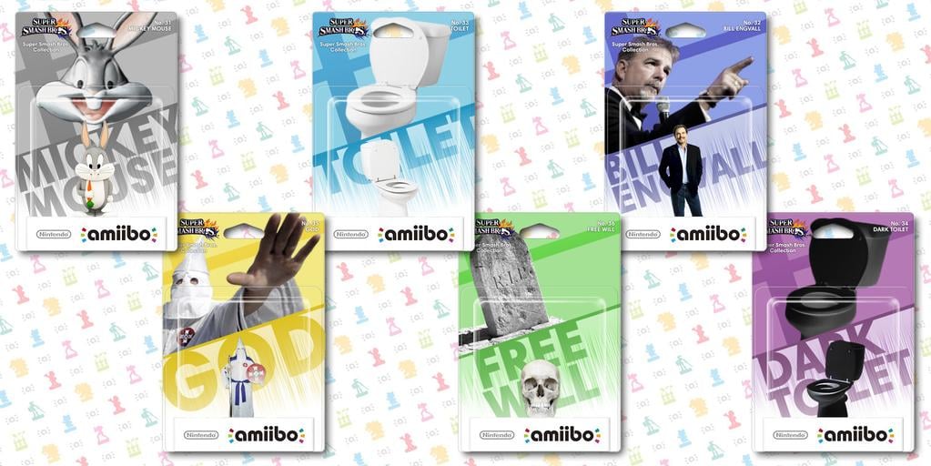 Amockup: Nintendo's best amiibo wave yet, courtesy of dril