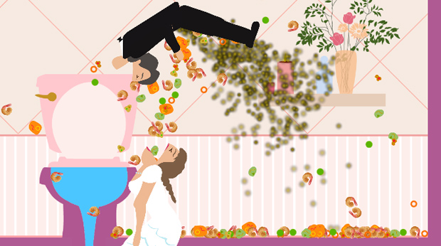 Presenting Lovesick, a game about projectile wedding-night vomit