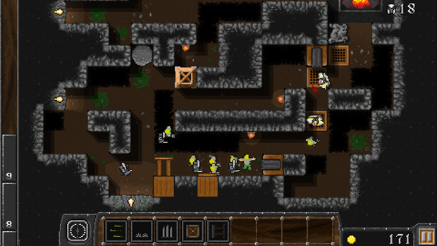 Stop home invaders with traps and towers in Dungeon Warfare