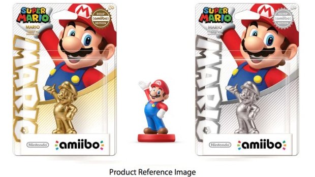 Nintendo manufactured mysterious silver and gold Super Mario amiibo