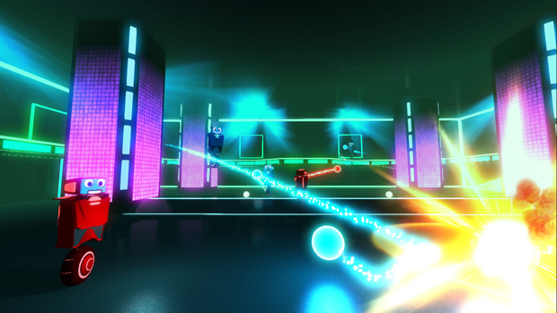 I didn't know I needed Robot Roller-Derby Disco Dodgeball in my life