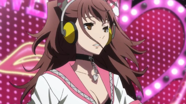 Rise is dancing all night in Persona 4's Vita rhythm game