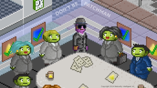 Hahah what: Don't Be Patchman is a 'sneak-and-grow' game