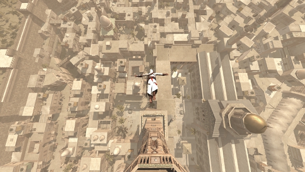 Scientists: Don't jump off buildings into haystacks like an assassin