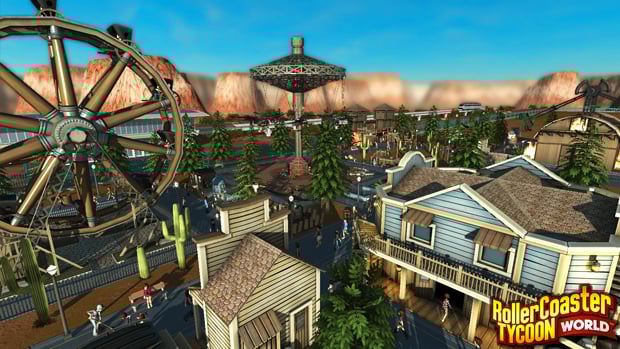 RollerCoaster Tycoon World looks rough