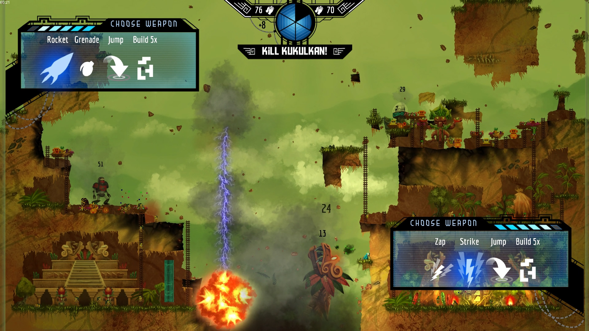 I nuked the God of Lightning in Mayan Death Robots