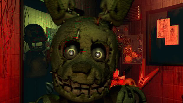 Animatronic Freddy Fazbear is creepy as all hell