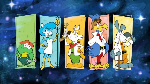 Star Fox in the Hanna-Barbera style just looks right