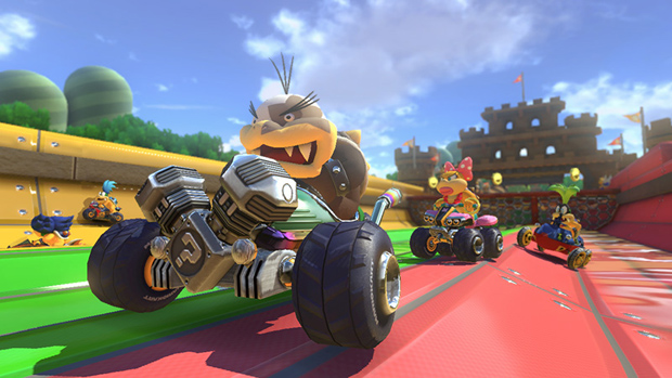 Mario Kart 8's 200cc class put to the test on Piranha Plant Pipeway