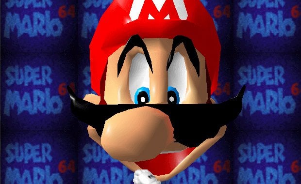 Stretching Mario's face will never get old