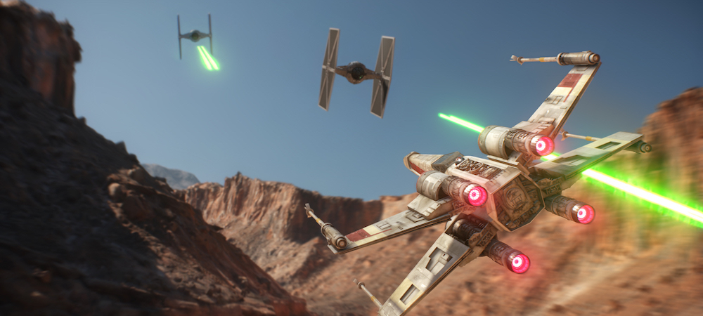 We got a first look at gameplay from the new Star Wars Battlefront