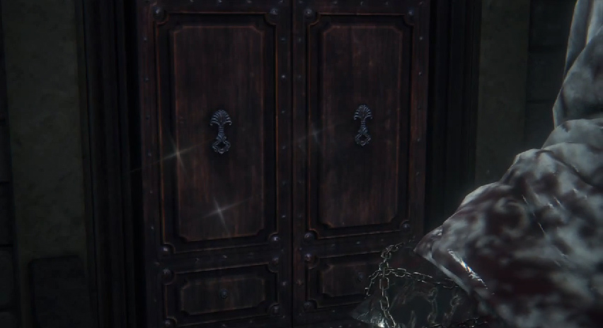 So that's where Bloodborne's infamous closed door leads