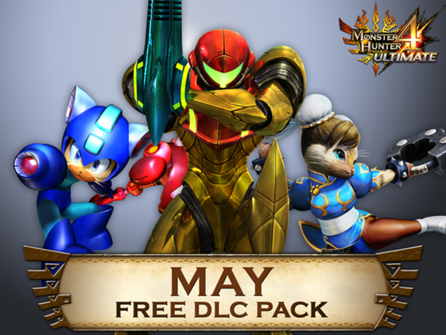 Capcom's Monster Hunter 4 Ultimate May DLC lineup is very nice