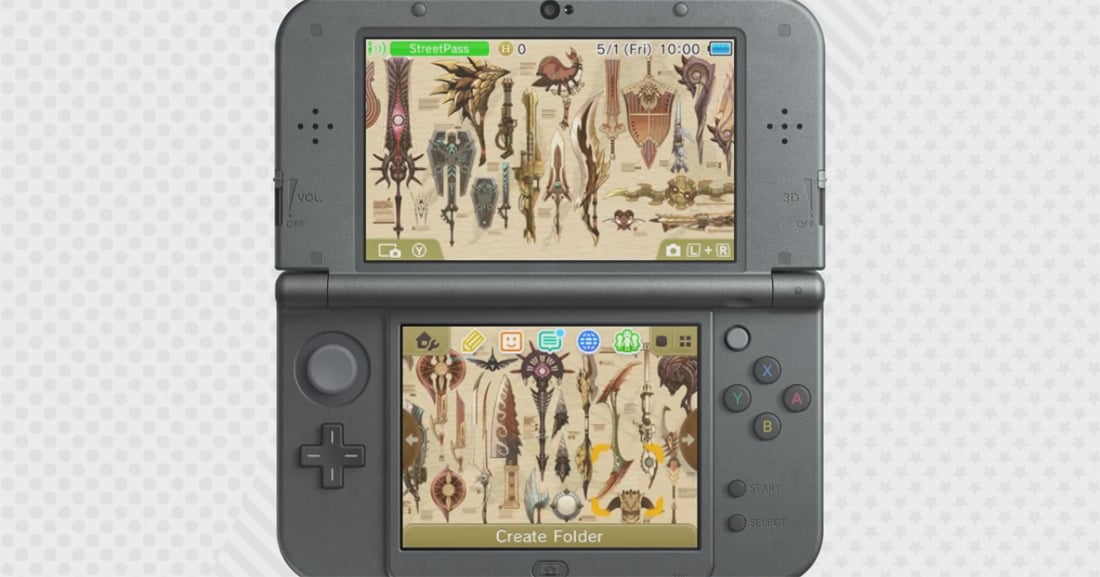 Style your 3DS with this free Monster Hunter theme