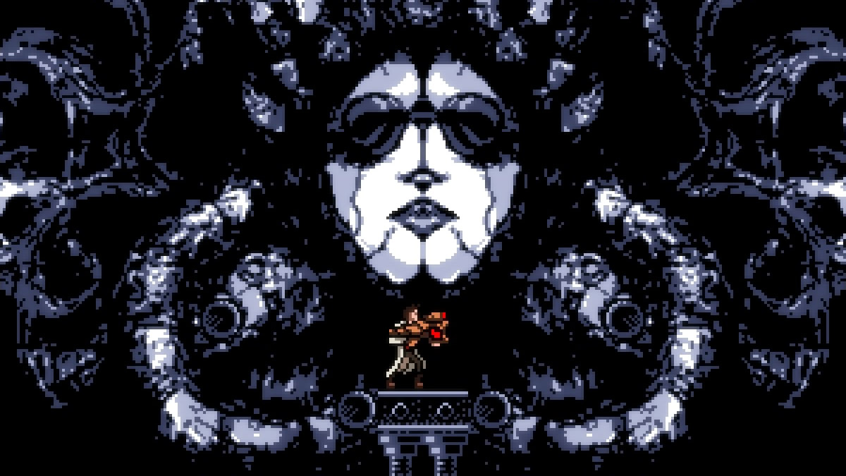 Axiom Verge is relatively the same on PC, with one helpful upgrade