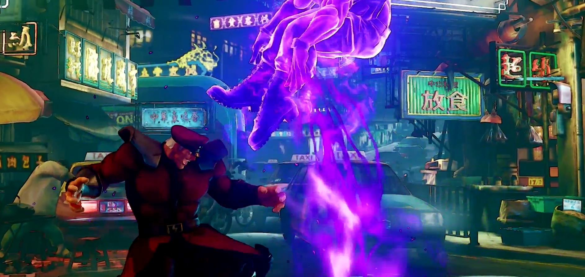 M. Bison was revealed today in Street Fighter V, of all days