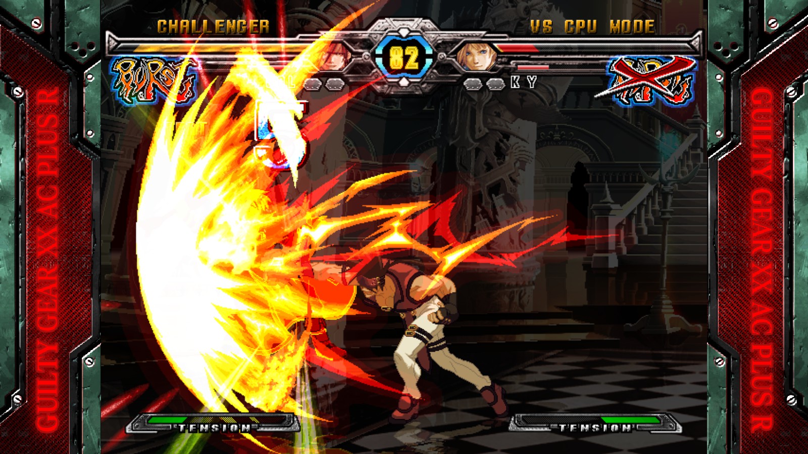 Guilty Gear XX Accent Core Plus R's netcode is passable on PC