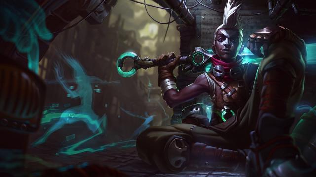 Ekko, who looks like the Kid from Bastion, is out now in League of Legends