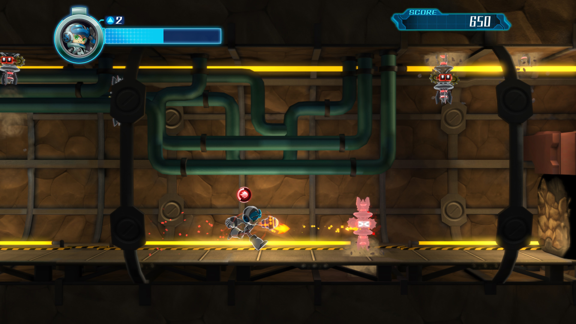 Mighty No. 9 has a one-hit-death mode