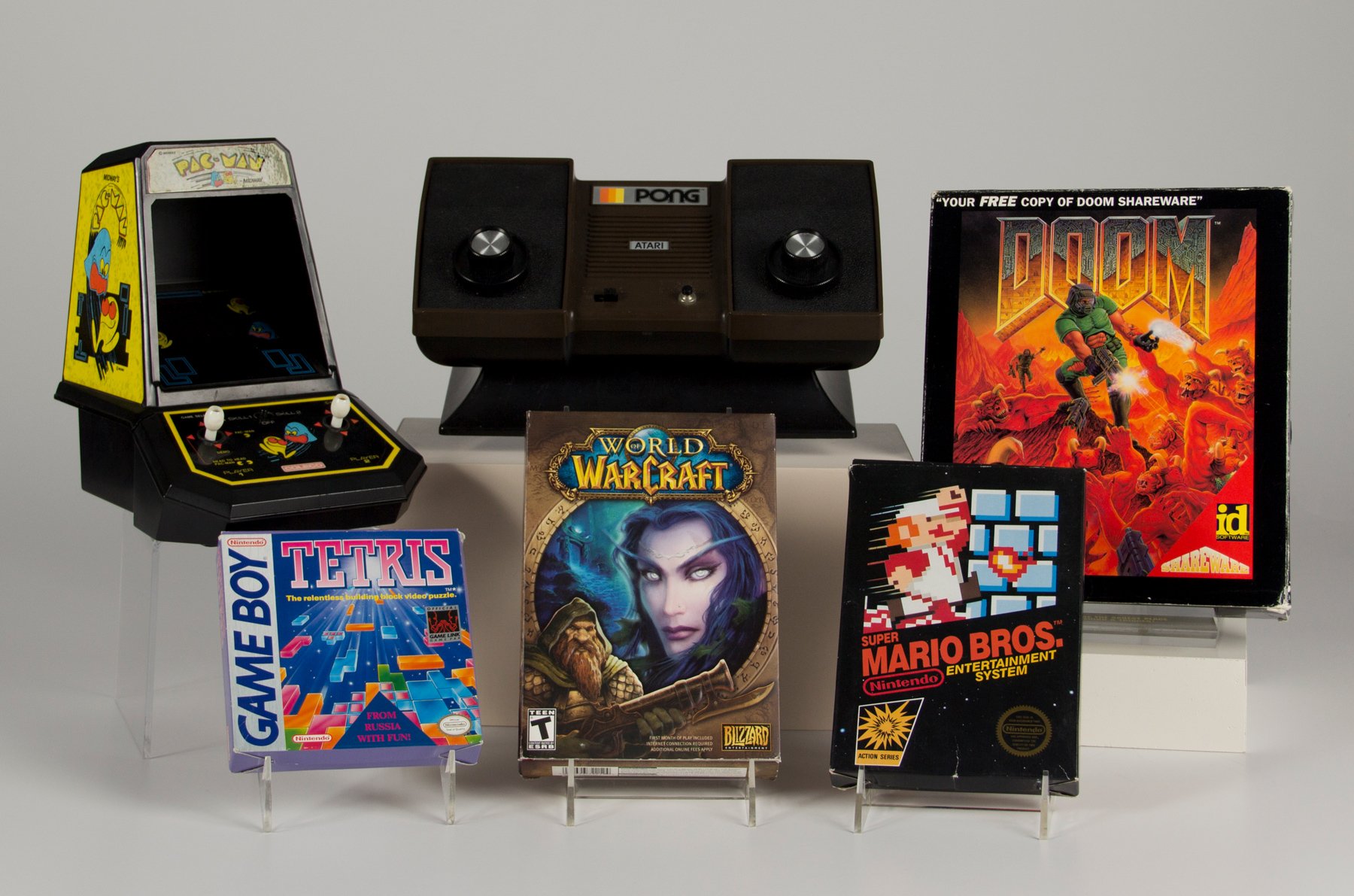 The World Video Game Hall of Fame has named its first six games