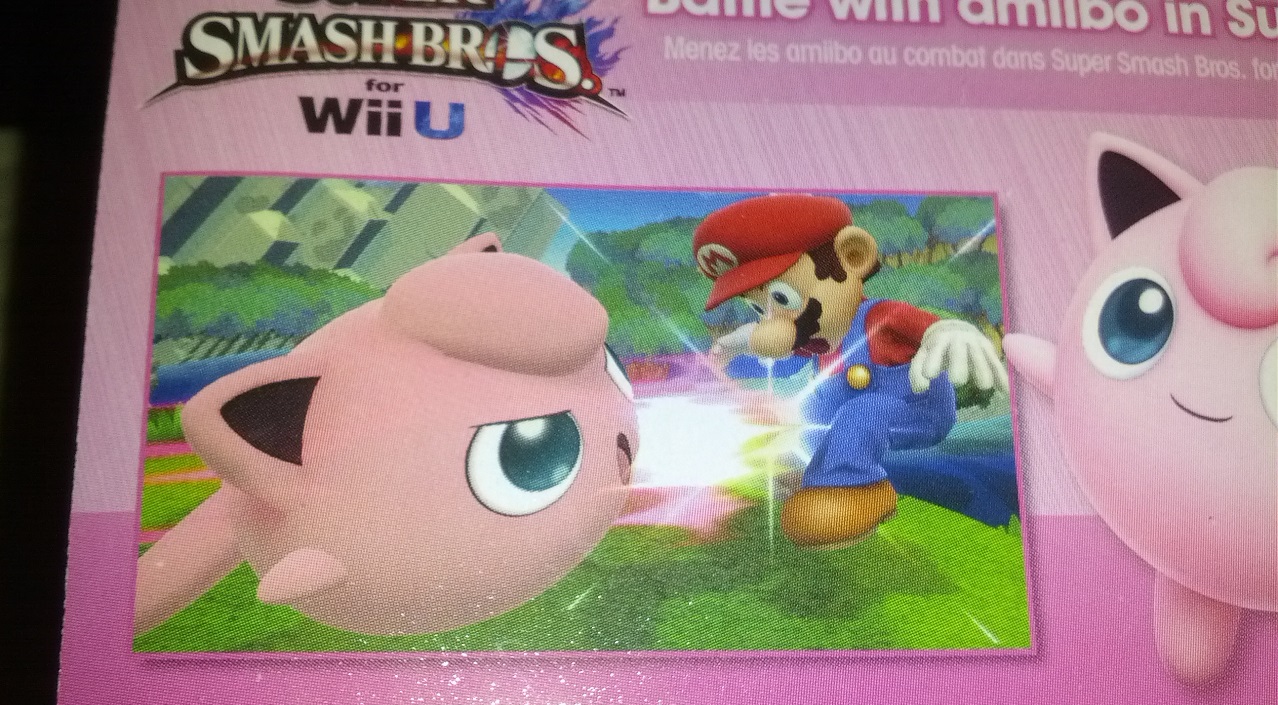 Jigglypuff punching Mario straight in the dick