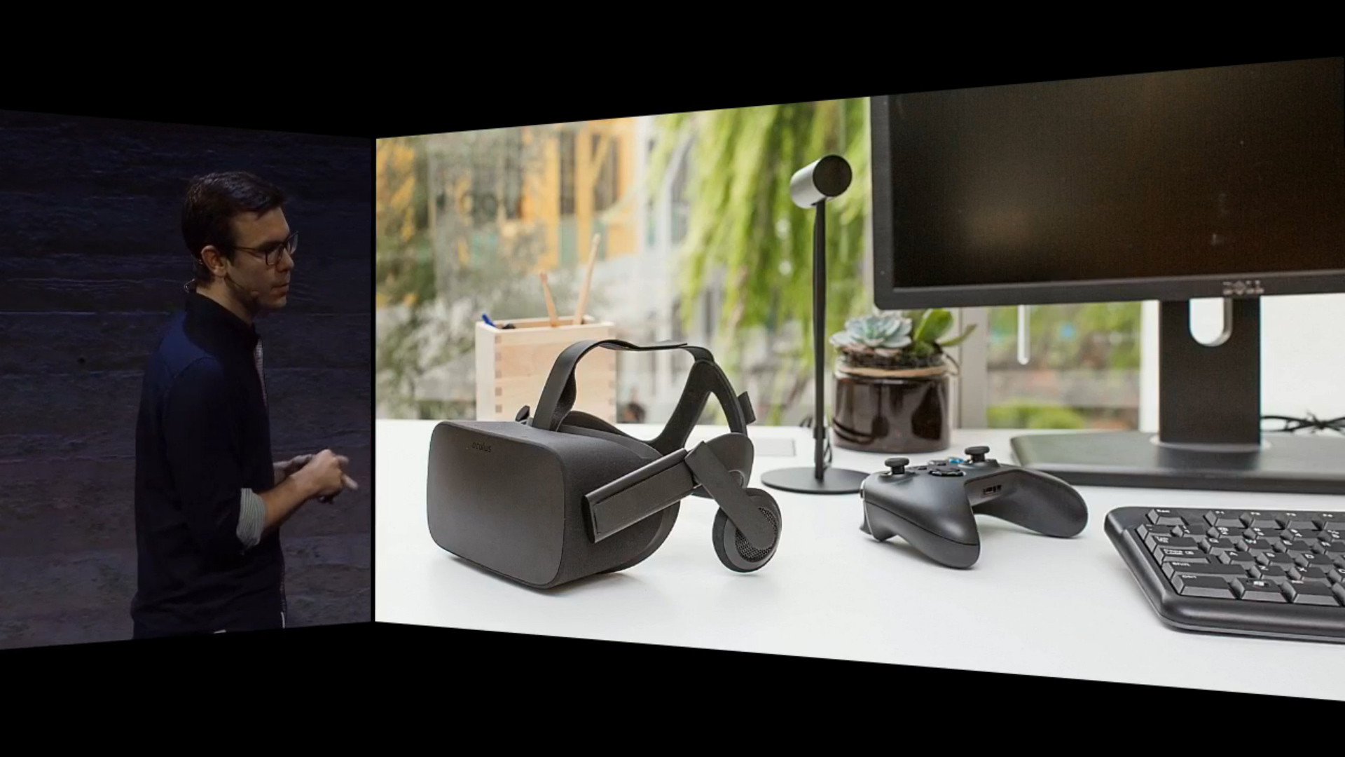 The Oculus Rift comes with an Xbox One controller