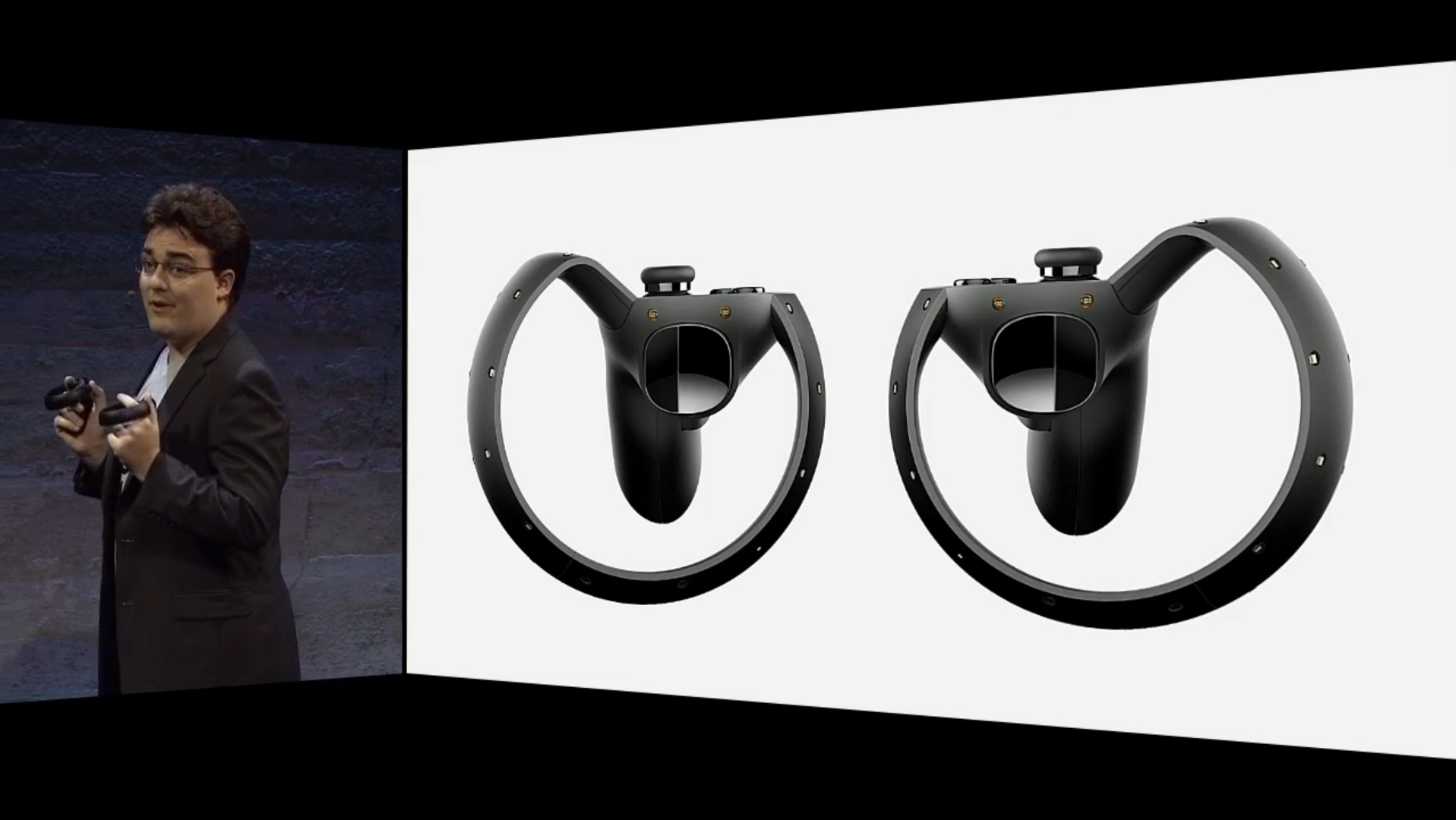 These are the Oculus Rift's proper controllers