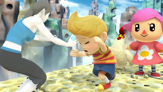 Lucas goes big and goes home in Super Smash Bros. 4