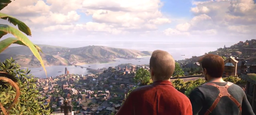 Nathan Drake goes for a wild car ride in Uncharted 4: A Thief's End