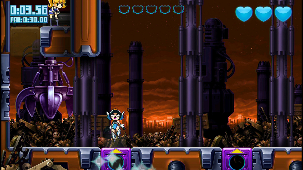 Mighty Switch Force! is out on PC this week, and it plays great