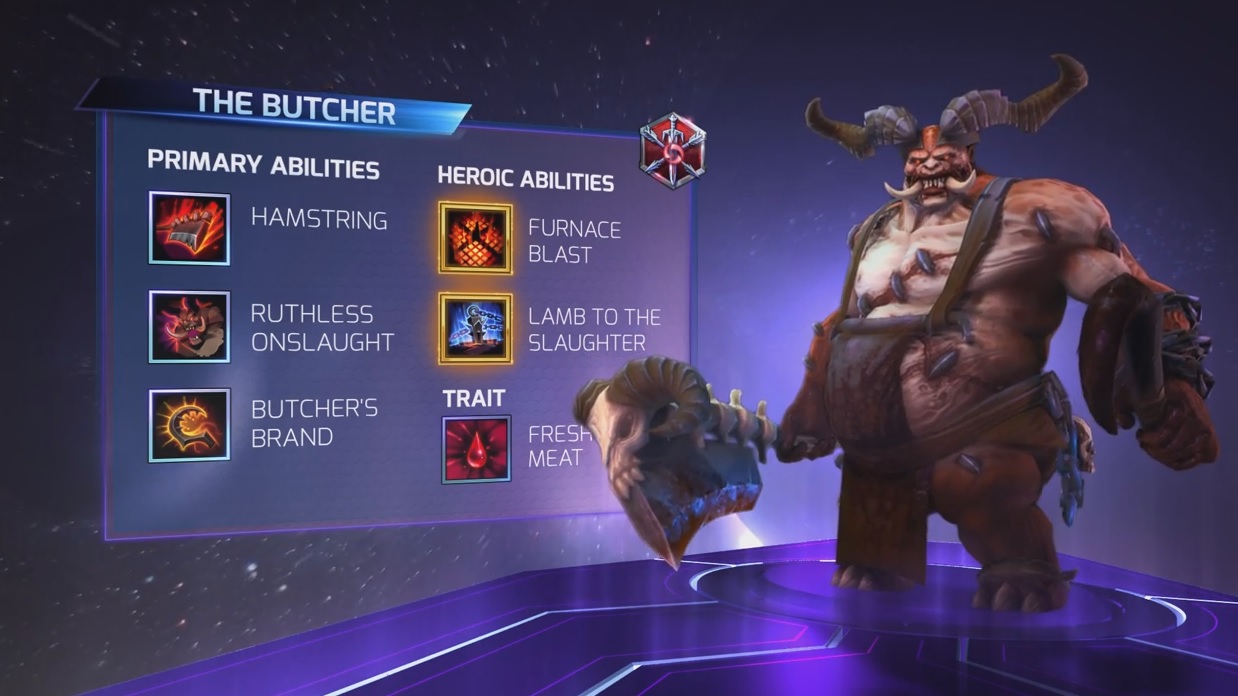 Heroes of the Storm gets the Butcher today, after maintenance