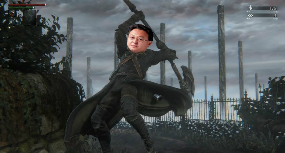Watch Sony's Shuhei Yoshida fight one of Bloodborne's hardest bosses