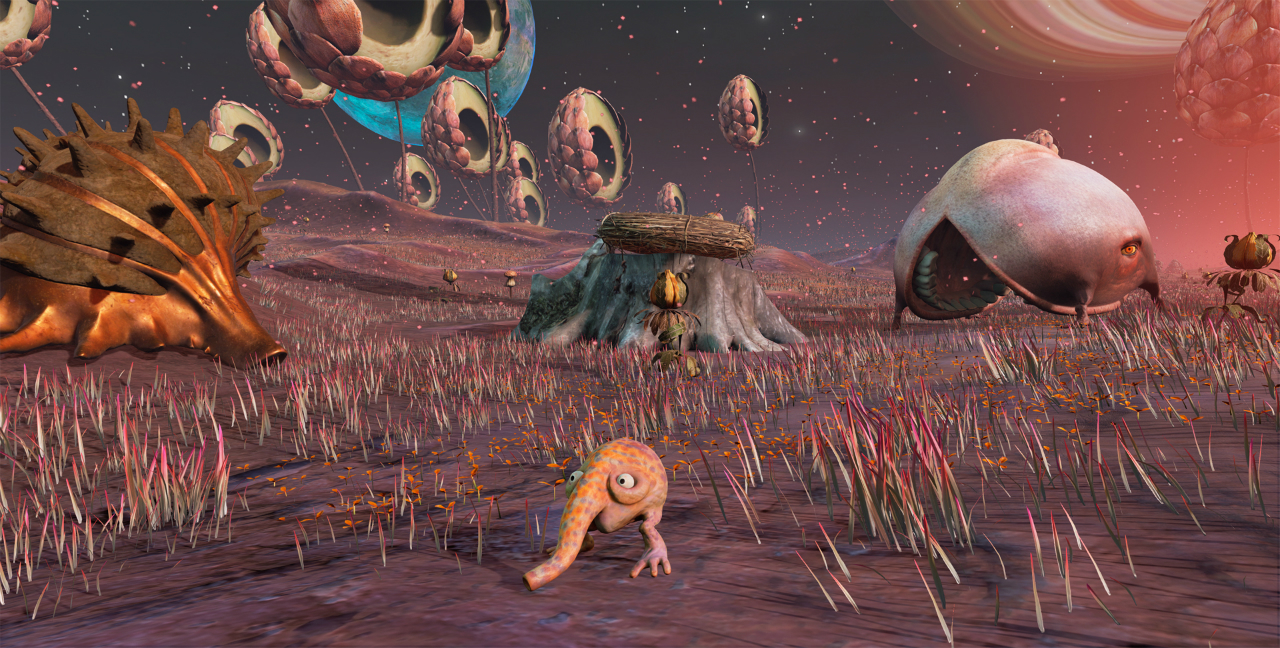 Toothcrotch aliens threaten cute lil' dicknose