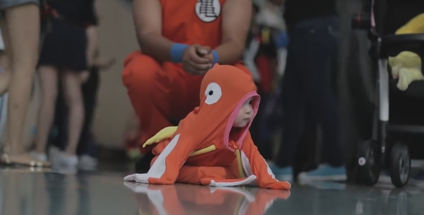 I hope this adorable Magikarp baby never evolves