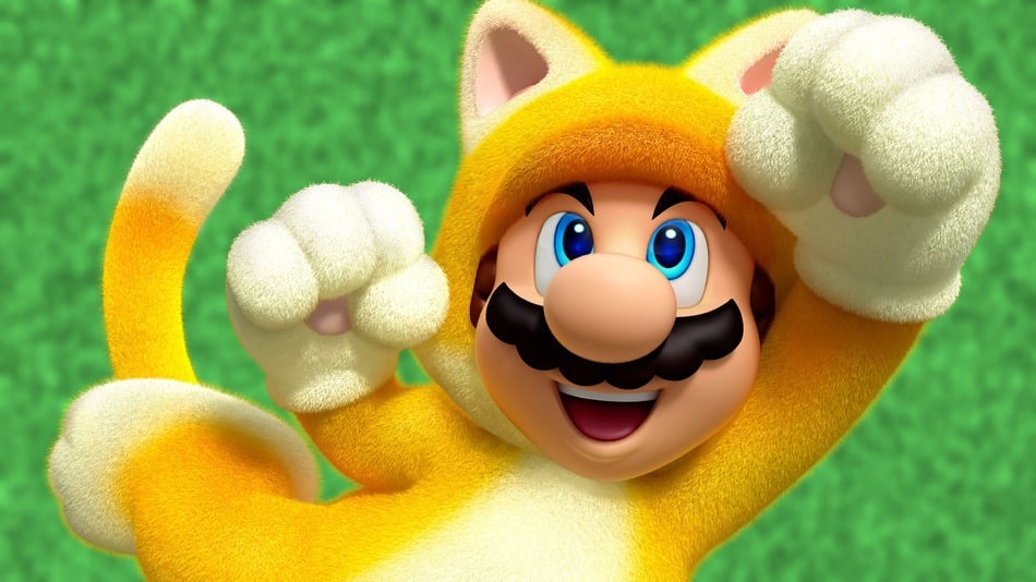 Mario, but completely covered in fur thanks to Unreal 4