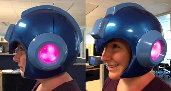Capcom is making a proper Mega Man helmet