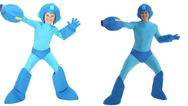 These Mega Man Halloween costumes are garish as hell, but sold out