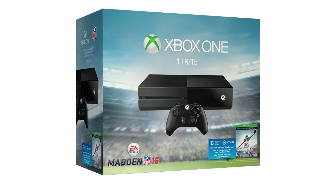 This Xbox One bundle has Madden NFL 16 and a year of EA Access