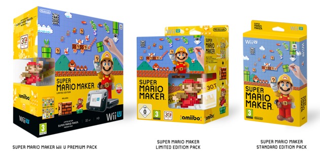 Nintendo announces three Super Mario Maker editions, two come with an amiibo