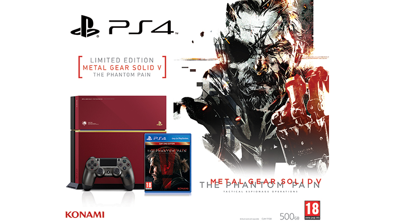 Blood red Metal Gear Solid V: Phantom Pain PS4 up for pre-order