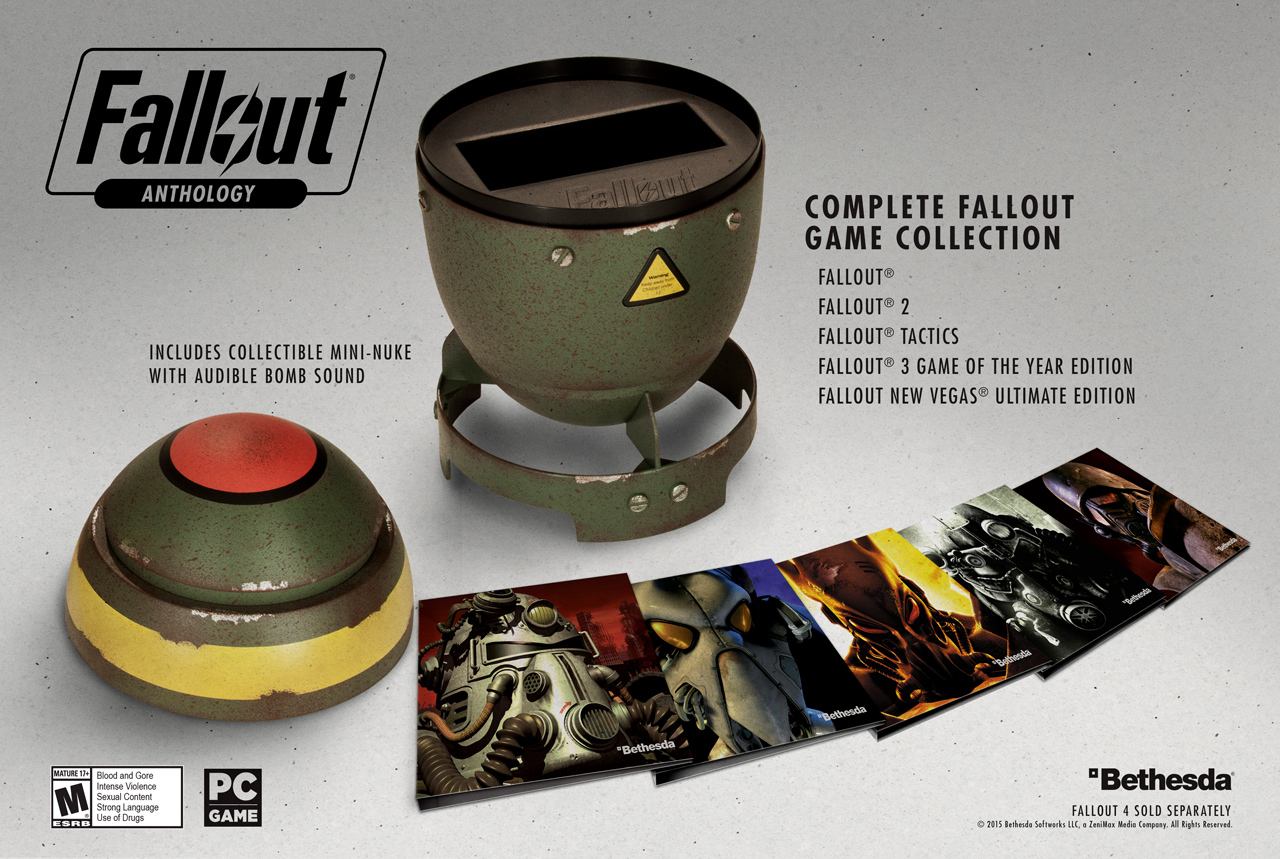 Bethesda's Fallout Anthology comes in a mini-nuke
