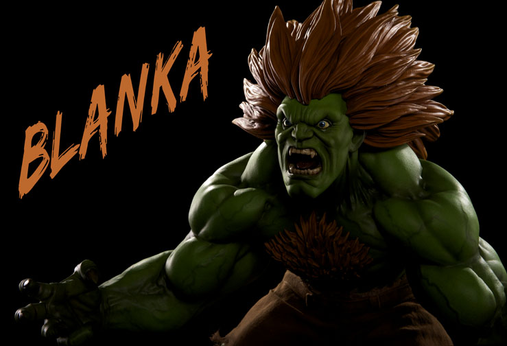 This full color Blanka doll sure looks cool, will likely be super expensive