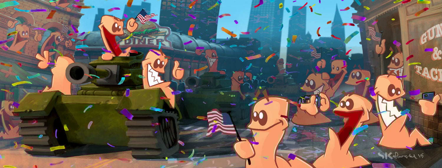 Team17 is busy: Two new Worms games announced