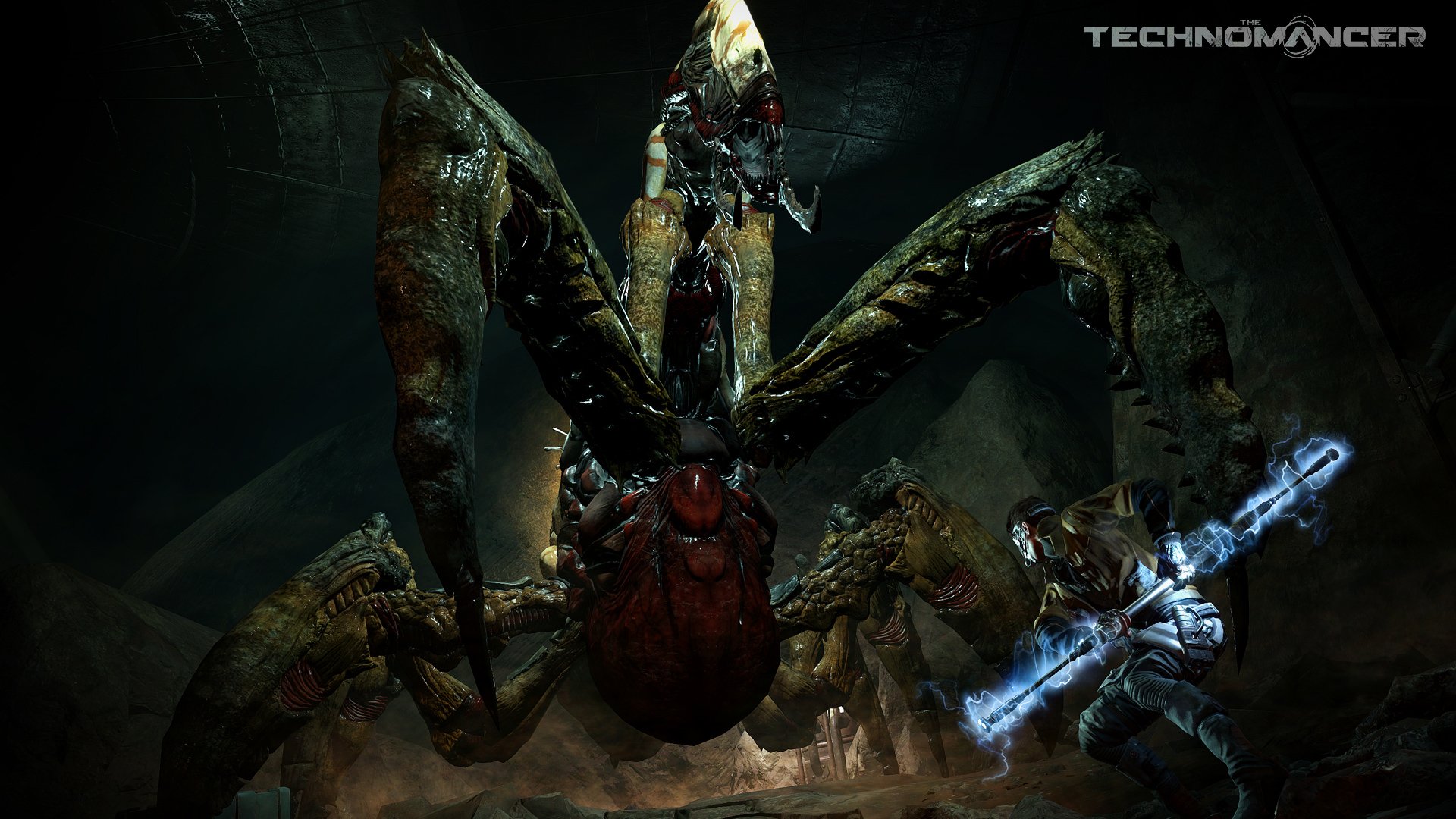 The Technomancer gets chased through Mars, is not Total Recall