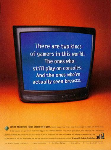 Rude old PC ad suggests all men are casual console babies