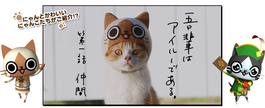 My cat would never wear one of these Monster Hunter hats