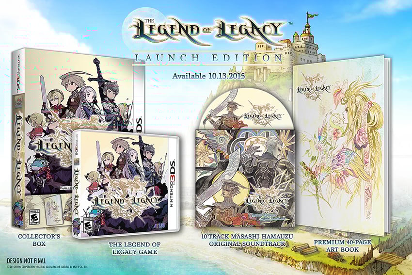 Legend of Legacy dated, with bonus launch edition