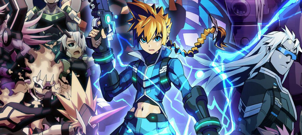 Azure Striker and Mighty Gunvolt are headed to PC this month