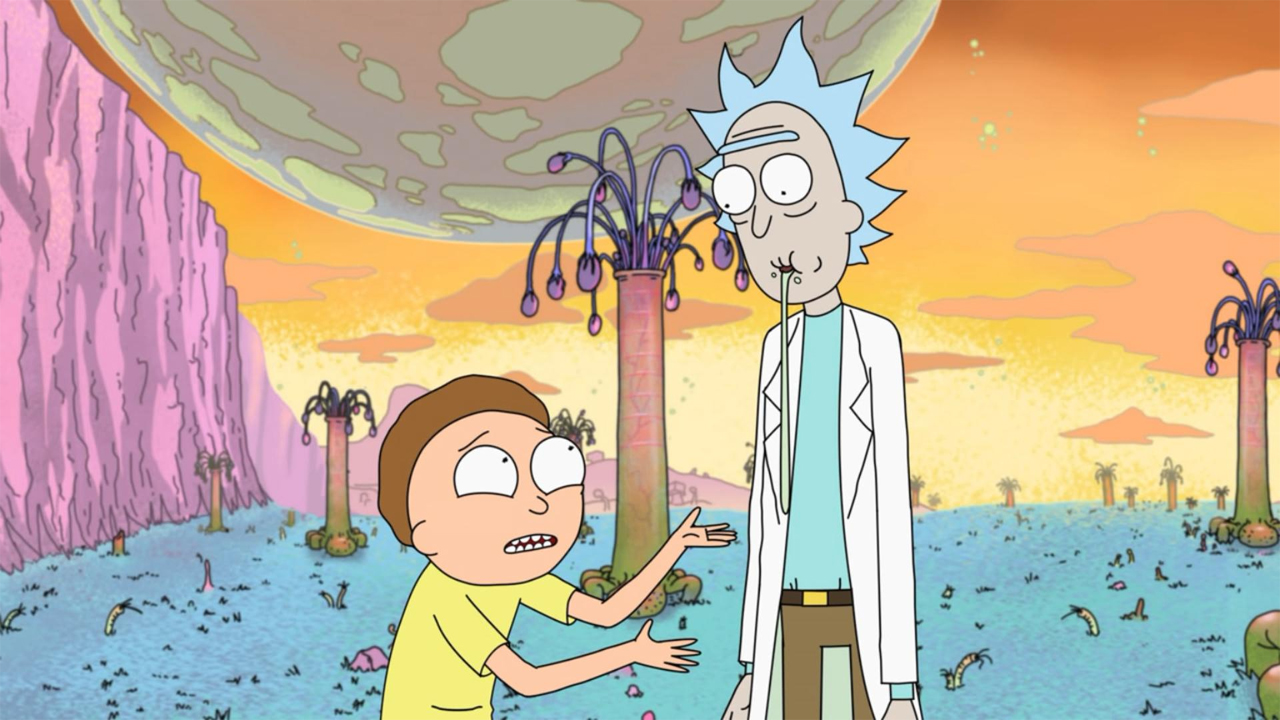Now Rick and Morty can nar-*belch*-rate your Dota 2 matches