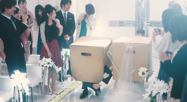 Bizarre Metal Gear Solid V commercial features cardboard box wedding
